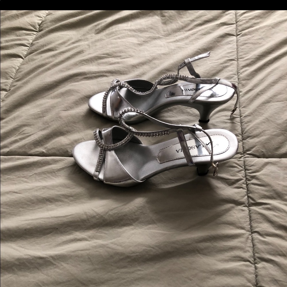 Silver heels